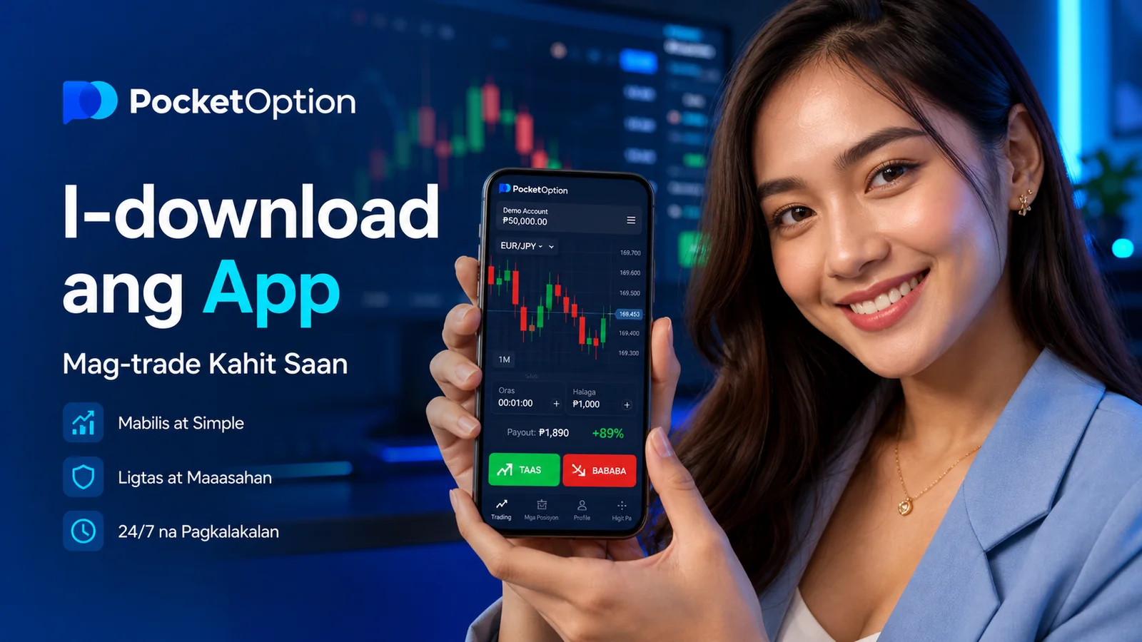 PocketOption App Download: Gabay para sa Android at iOS Users sa Pilipinas